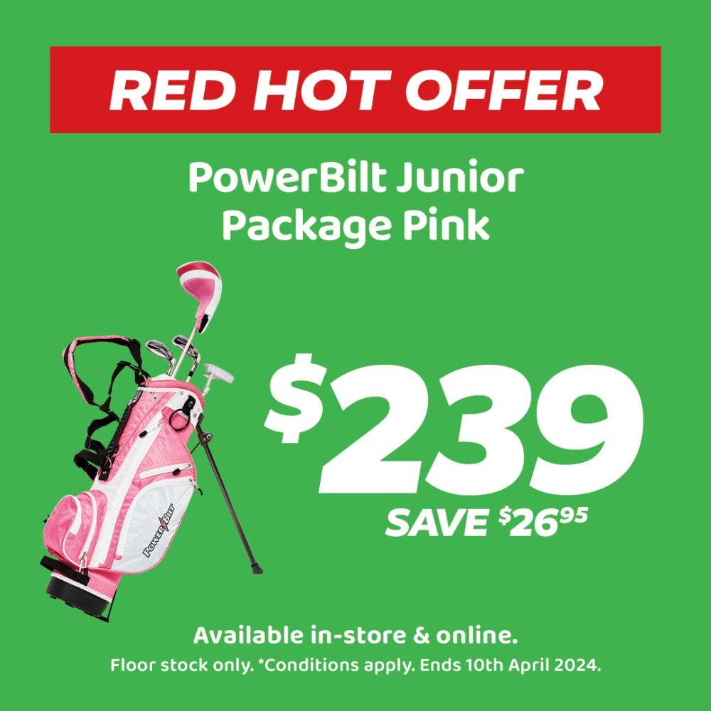 PowerBilt Pink Junior Package - Age 5 to 8