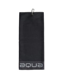 Big Max Aqua Tri Fold Towel - Black/Charcoal