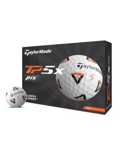 TaylorMade 2021 TP5x Pix 2.0 Golf Balls - 12pk