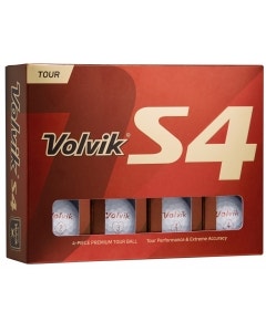 Volvik 2019 S4 Tour Golf Balls - White