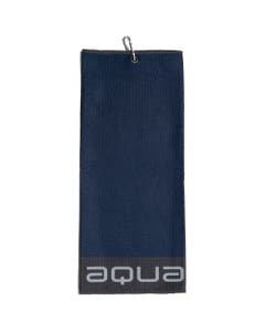 Big Max Aqua Tri Fold Towel - Navy/Charcoal