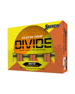 Srixon 2024 Q Star Tour Divide Golf Balls 12pk - Orange/Yellow